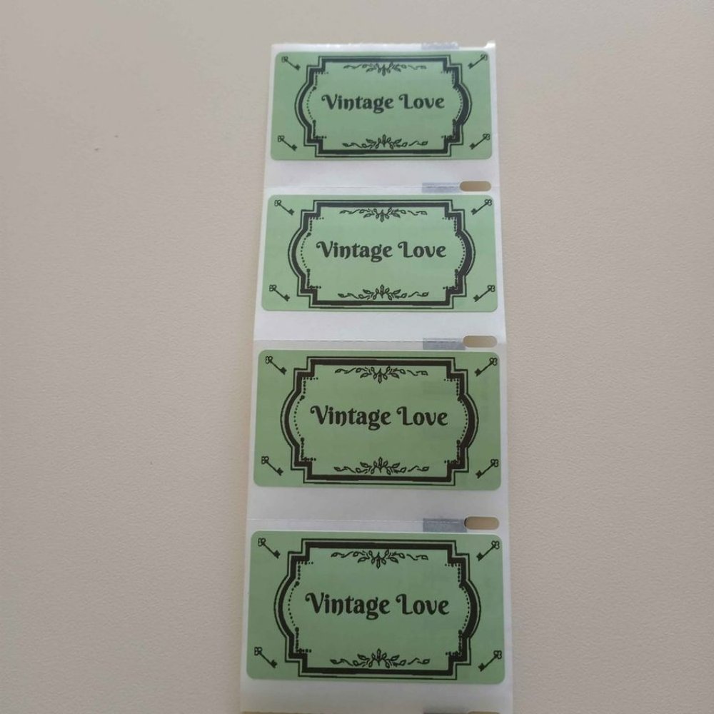 💙100 Vintage Love- Shipping Labels Thermal Packaging Stickers 2.25"x1.25"💙